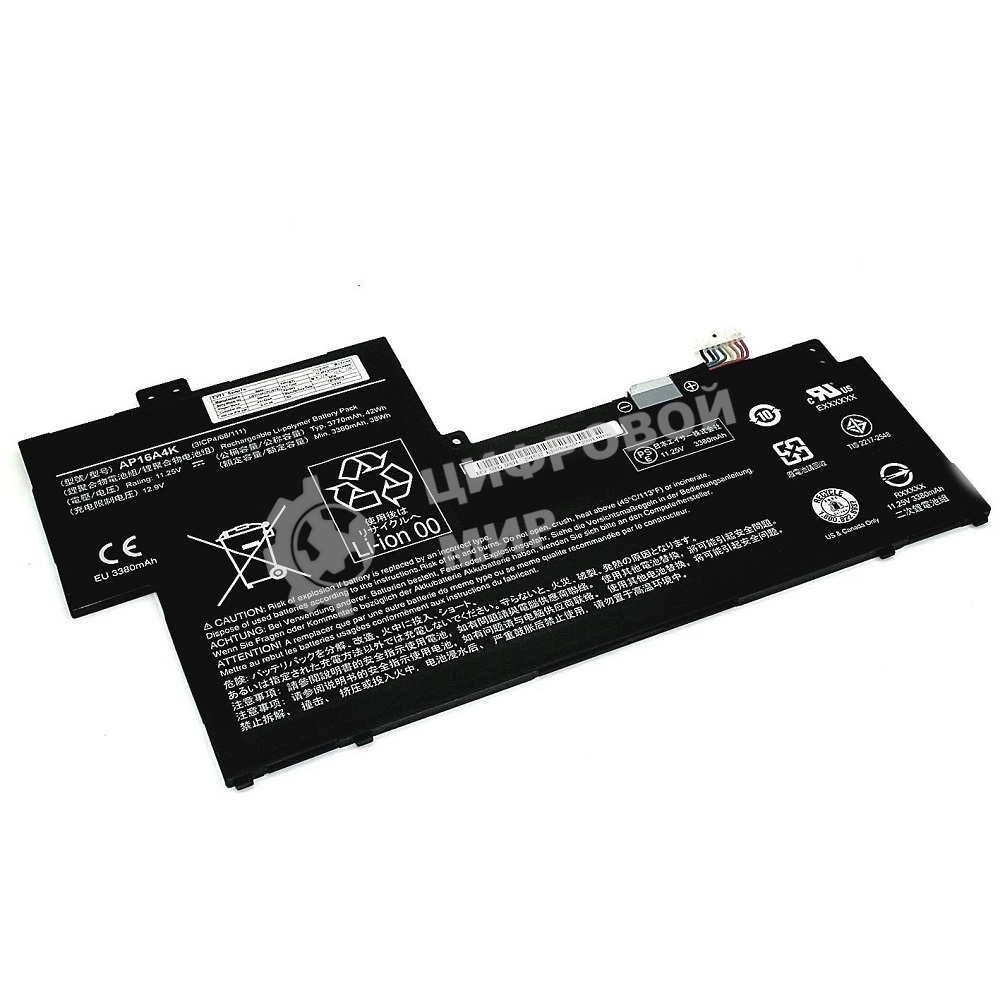 Аккумуляторная батарея для ноутбука Acer One Cloudbook11 11.25V 3770mAh черный
