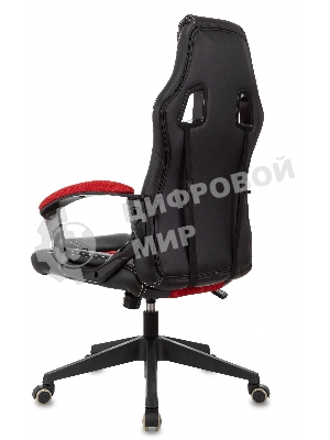 Кресло игровое Бюрократ Zombie Arena черный/красный