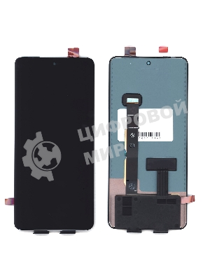 Дисплей для Motorola Edge 40 в сборе с тачскрином черный