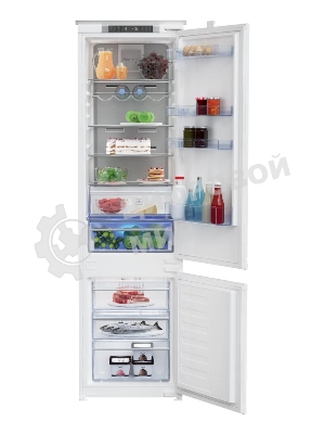 Встраиваемый холодильник Beko Diffusion BCNA306E2S двухкамерный белый