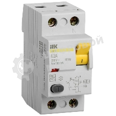 Выключатель дифференциального тока (УЗО) IEK MDV10-2-063-100 ВД1-63 2Р 63А 100мА IEK