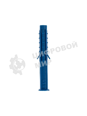 Дюбель распорный Kranz 6х50, синий, пакет (50 шт./уп.)