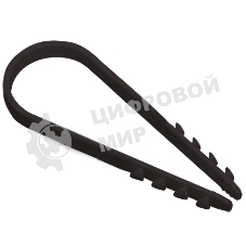 Дюбель хомут IEK UHH36-19-25-100 19-25 мм нейлон черный (100 шт) IEK