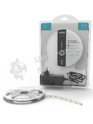 Лента светодиодная Basic в комплекте Gauss 12V 6W/m 600lm/m 4000 IP65 LED 5m 1/80