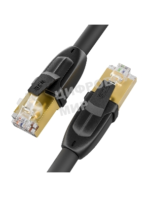 Патч-корд GCR PROF прямой 7.5m, FTP медь cat.6, позолоч. контакты и коннектор, 25 AWG, Deluxe ethernet high speed 10 Гбит/с, RJ45, T568B, GCR-52548