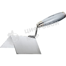 Мастерок из нерж. стали Matrix, 80 х 60 х 60 мм, для внешних углов, деревянная ручка