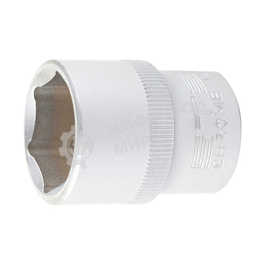 Головка торцевая Stels 14 мм, 6-гранная, CrV, под квадрат 1/2