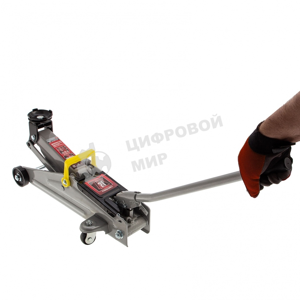 Домкрат Matrix подкатный 2т h подъема 135–355мм