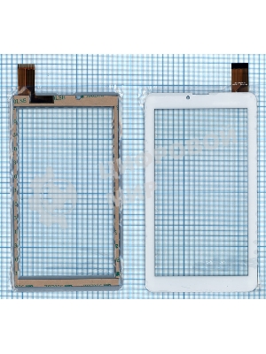 Сенсорное стекло (тачскрин) teXet TM-7049 TM-7059, белое