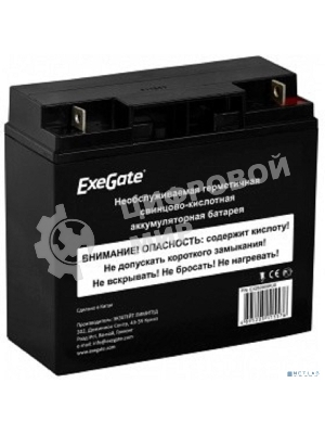 Батарея для ИБП ExeGate DT 1217 (12V 17Ah, клеммы F3 (болт М5 с гайкой))