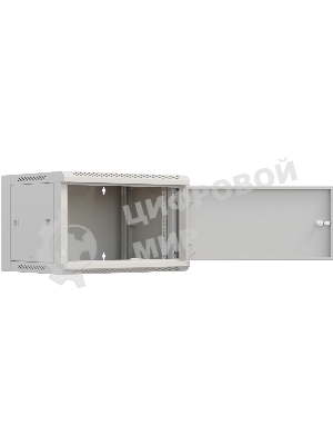 Шкаф коммутационный NTSS Премиум (NTSS-W9U6060FD) настенный 9U 570x600 мм пер. дв. металл 60 кг серый 500 мм 22 кг 220 град. 500 мм IP20 сталь