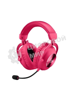 Гарнитура Logitech G Pro X 2 Lightspeed розовый, беспроводная + проводная, Bluetooth/USB/3.5 мм, до 50 ч