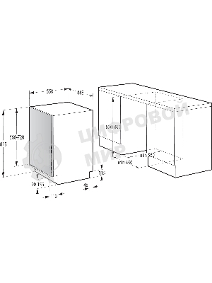 Встраиваемая посудомоечная машина GORENJE GV561D11 Встраиваемые ПММ шириной 45 см,Количество корзин:3,Бак из нержавеющей стали,Защита от перелива: Полный AquaStop,Расход воды на цикл: 9 л,Уровень шума: 45 дБ (А) относительно 1 пВт,Габаритные размеры (вхшхг): 81,5 × 44,8 × 55 см
