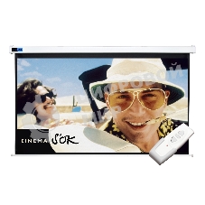Экран Cinema S'OK SCPSM-360x200FG-ED90 16:9 163' Pro настенно-потолочный, моторизованный, 360x200см, фибергласс, белый корпус, экстрадроп 90см