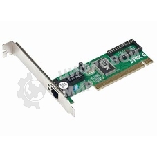 Сетевой адаптер Ethernet Gembird NIC-R1 100/10, PCI, чипсет RTL8139C