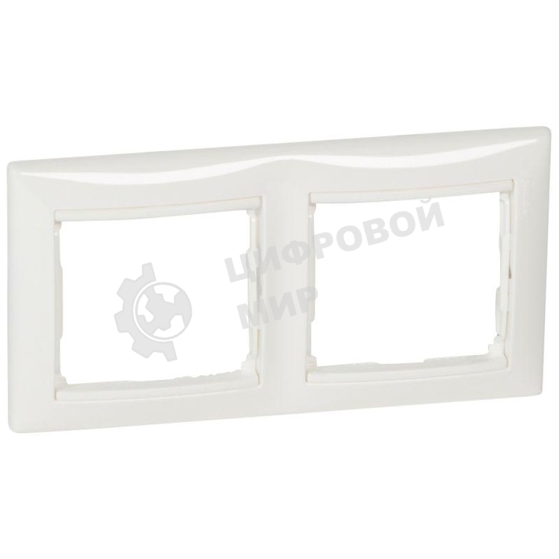 Рамка Valena - Белая - двухместная Legrand 774452