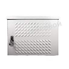 Шкаф уличный всепогодный настен. 15U (600х300), передняя дверь вент. (ШТВ-Н-15.6.3-4ААА)