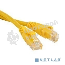 Патч-корд Hyperline PC-LPM-UTP-RJ45-RJ45-C6-2M-LSZH-YL Патч-корд U/UTP, Cat.6, LSZH, 2 м, желтый