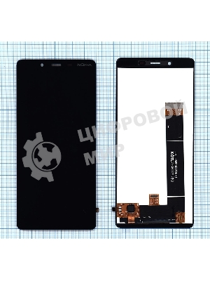 Дисплей для Nokia 1 Plus, черный