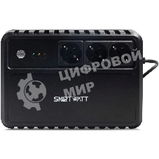 Источник бесперебойного питания SMARTWATT линейно-интерактивный, 400/240 ВА/Вт, напольный, LED индикация, Shuko socket CEE7/4 - 3 шт.