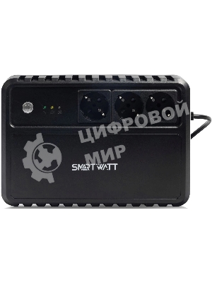 Источник бесперебойного питания SMARTWATT линейно-интерактивный, 400/240 ВА/Вт, напольный, LED индикация, Shuko socket CEE7/4 - 3 шт.