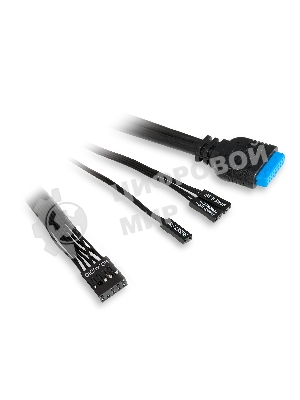 Компьютерный корпус HSPD M510, Mesh Mid Tower, черный, TG, 0.5 SPCC, 4x120мм ARGB ATX, mATX, mITX 180/280/160мм 1x2.5