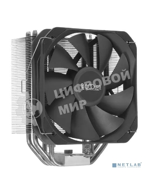 Кулер PCCooler Paladin 400 S115X/1200/1700/AM4 (20 шт/кор, TDP 200W, PWM FAN, 4 тепловые трубки 6мм, 800-1600RPM, 18-28,6dBa)