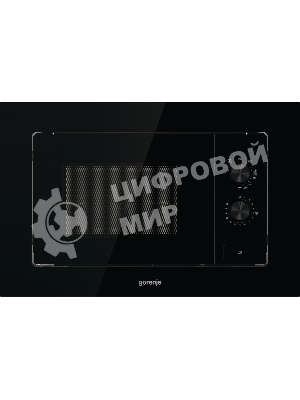 Микроволновая печь Gorenje BM201EG1BG 20 л, 800 Вт, черный (встраиваемая)