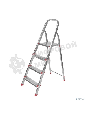 Стремянка металлическая Rexant 4 ступеньки, усиленный профиль