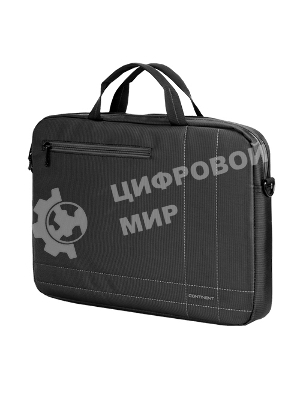 Сумка для ноутбука Сумка Continent CC-201 GA(нейлон, серый, 15,6'')
