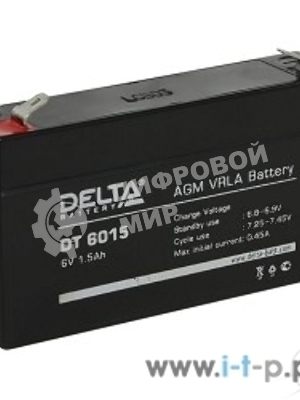 Батарея для ИБП Delta DT 6015 (6V, 1.5Ah)