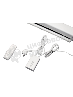 Экран Cinema S'OK SCPSM-360x200FG-ED90 16:9 163' Pro настенно-потолочный, моторизованный, 360x200см, фибергласс, белый корпус, экстрадроп 90см