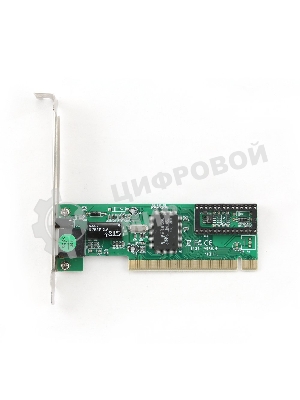 Сетевой адаптер Ethernet Gembird NIC-R1 100/10, PCI, чипсет RTL8139C