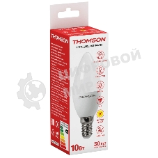 Лампа светодиодная Hiper THOMSON LED CANDLE 10W 800Lm E14 3000K TH-B2017
