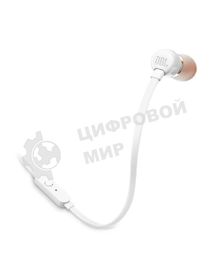 Проводные наушники JBL Tune 110 белый, внутриканальные, Jack 3.5 мм