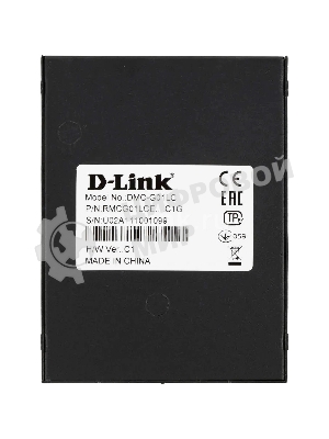 Медиаконвертор D-Link DMC-G01LC/C1A, Media Converter with 1 100/1000Base-T port and 1 100/1000Base-X SFP port.
