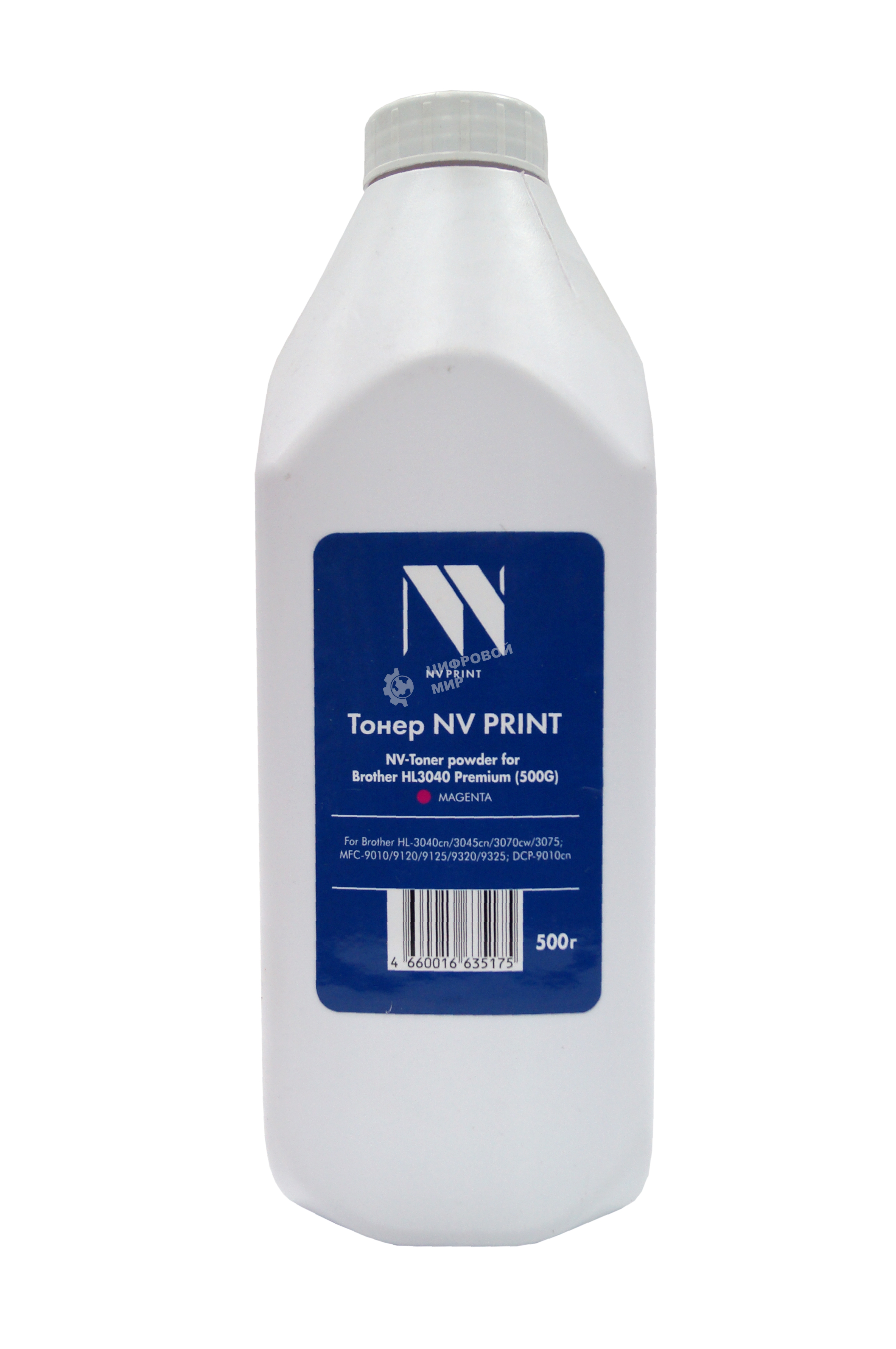 Тонер NVPrint Brother (500г) Magenta для HL-3040cn, 3045cn, 3070cw, 3075; MFC-9010, 9120, 9125, 9320, 9325; DCP-9010cn Premium