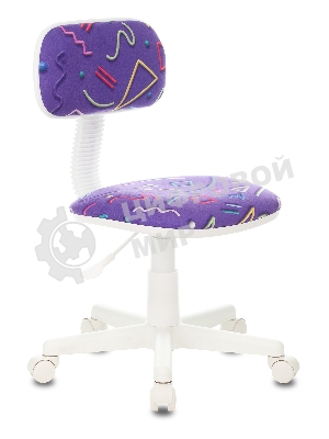 Кресло Бюрократ CH-W201NX Sticks 08 фиолетовый, ткань, 120 кг