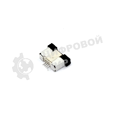 Разъем FPC Half Coverage Top Contact 0.5K-BS-4PWB 4 pin высота 2мм шаг 0,5мм