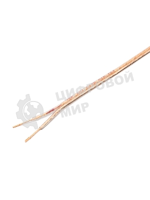 Акустический кабель Cablexpert CC-TC2x1,0-15M, прозрачный, 15 м, бухта