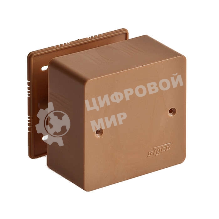 Коробка универсальная для кабель-каналов 85х85х45 корич. IP40 Рувинил 65015К
