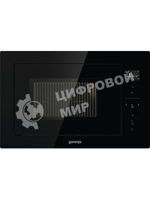 Встраиваемая микроволновая печь Gorenje BM251SG2BG, 25л, 900Вт, черный