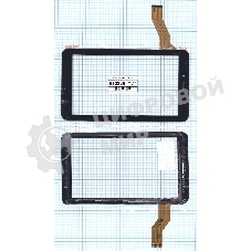 Сенсорное стекло (тачскрин) для Digma Plane 7 черное