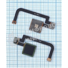 Шлейф со сканером отпечатка пальца для Xiaomi Mi Max 2 черный