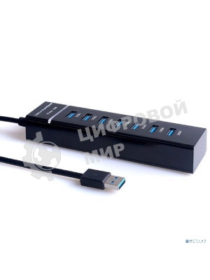 USB-концентратор USB KS-is KS-568 7 x USB 2.0 F в USB 3.0 Type A M с БП