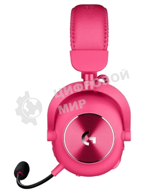 Гарнитура Logitech G Pro X 2 Lightspeed розовый, беспроводная + проводная, Bluetooth/USB/3.5 мм, до 50 ч