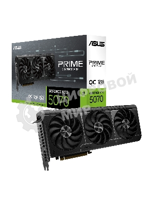Видеокарта ASUS PRIME-RTX 5070-O12GRTX 5070,HDMIx1,DPx3,12G,D7; 90YV0M10-M0NA00