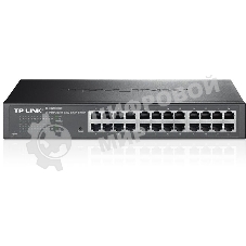 Коммутатор TP-Link SMB TL-SG1024DE 24-Port Gigabit Easy Smart Switch, 24 10/100/100Mbps RJ45 ports, MTU/Port/Tag-based VLAN, QoS, IGMP Snooping