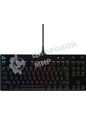 Клавиатура Logitech Gaming PRO проводная, USB Type-A, чёрный