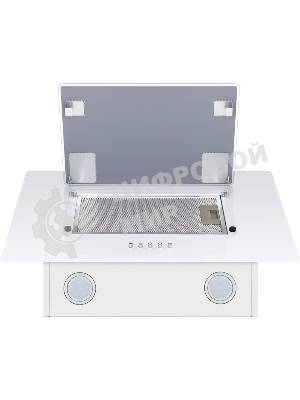 Вытяжка наклонная HOMSair Elf Push 60 белый, 60 см, 650 куб. м/ч, 47 дБ